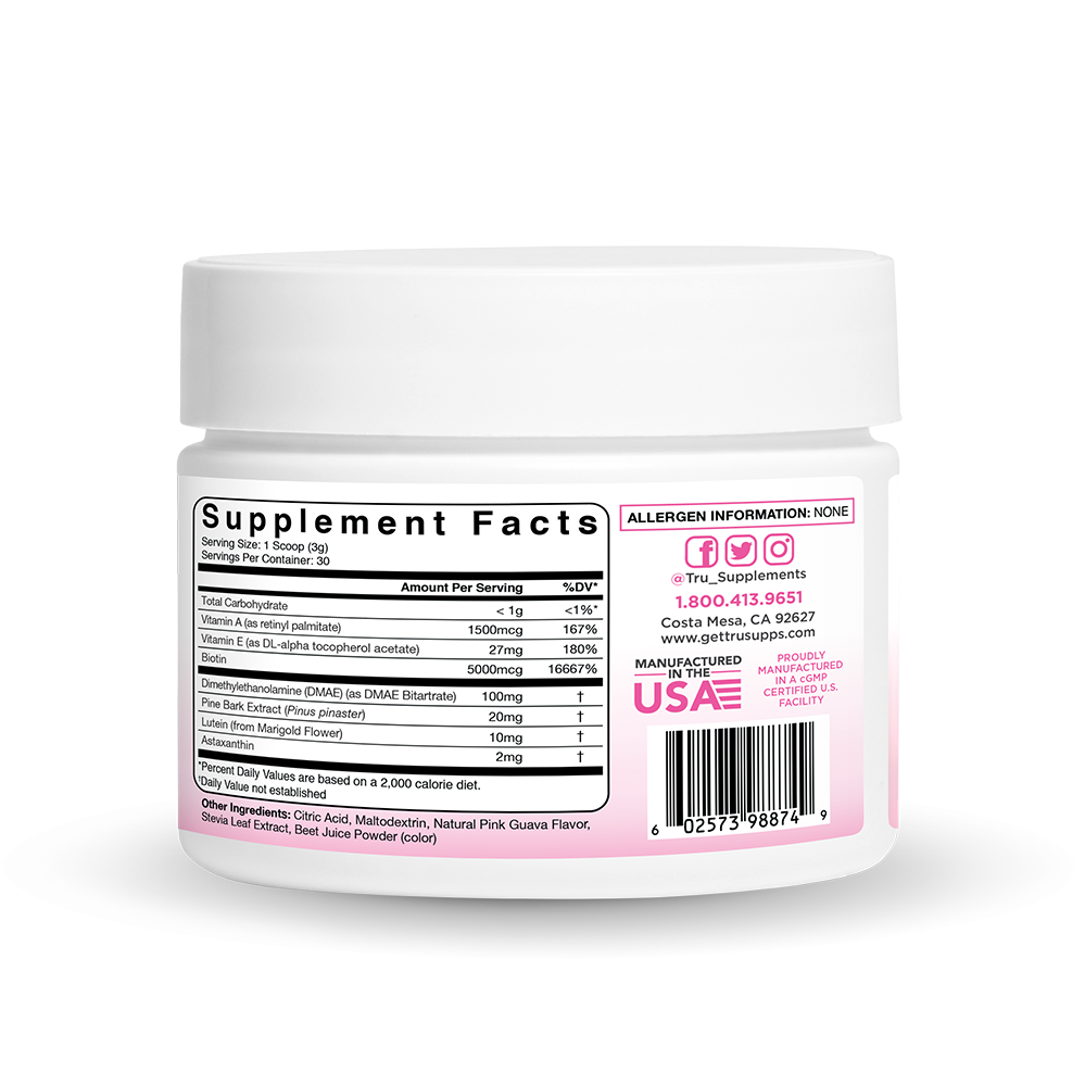 TRU Beauty Collagen Booster Powder Tru Supplements