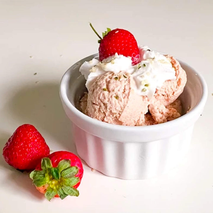 Strawberry Protein Ice Cream