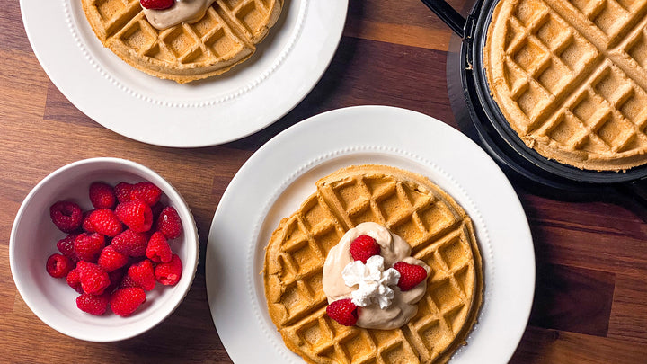 Whole Grain Protein Waffles