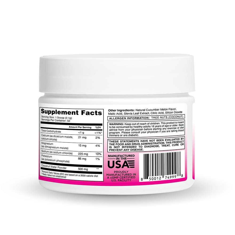 Tru Hydrate | Electrolyte Hydration Powder | Tropical Punch | 50 Servings | Sugar Free, 0 Calories, 0 Carbs - Perfect for Keto | No Artificial
